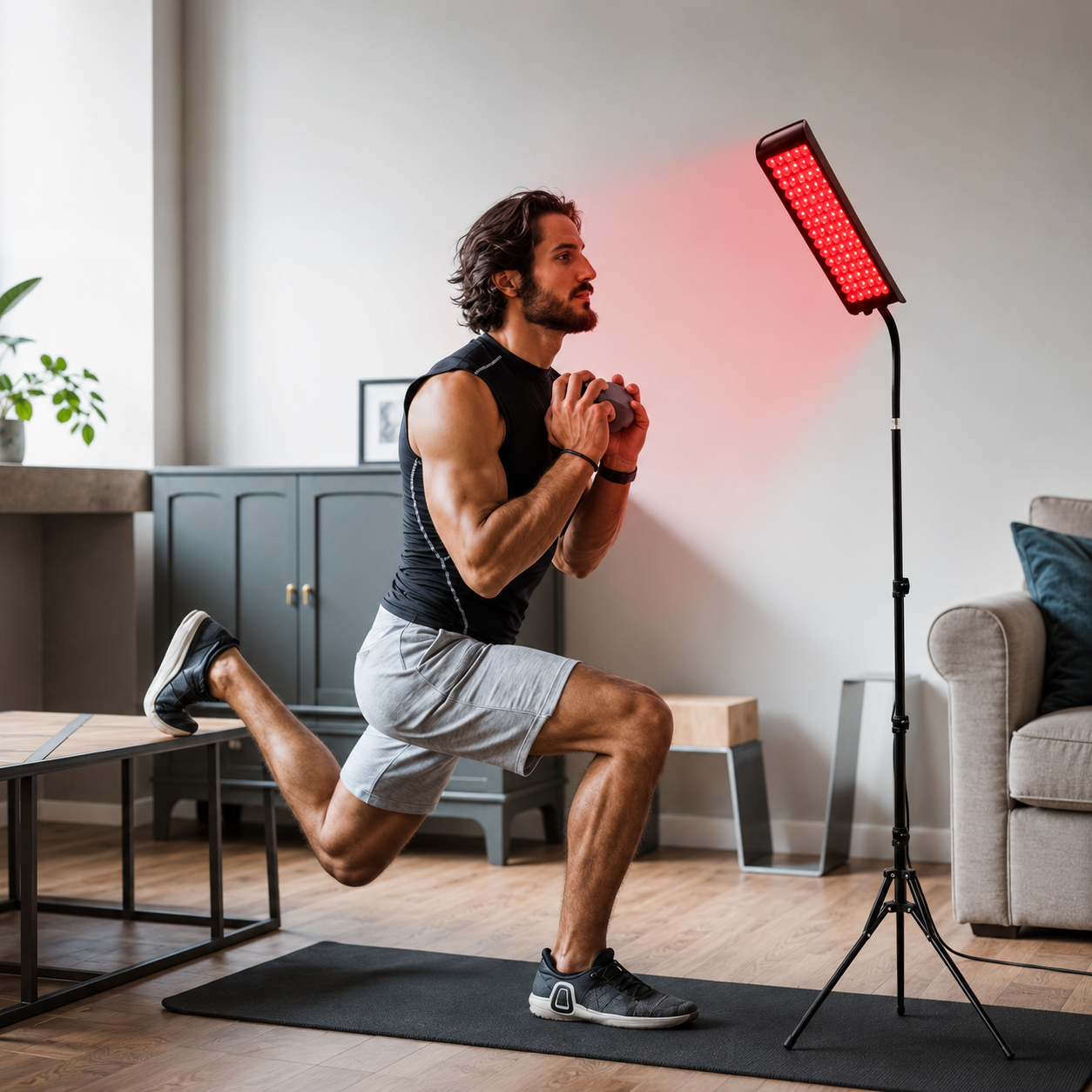 Adjustable Red Light Therapy Lamp