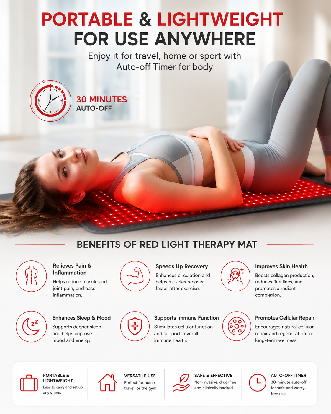 Full-Body LED Therapy Mat