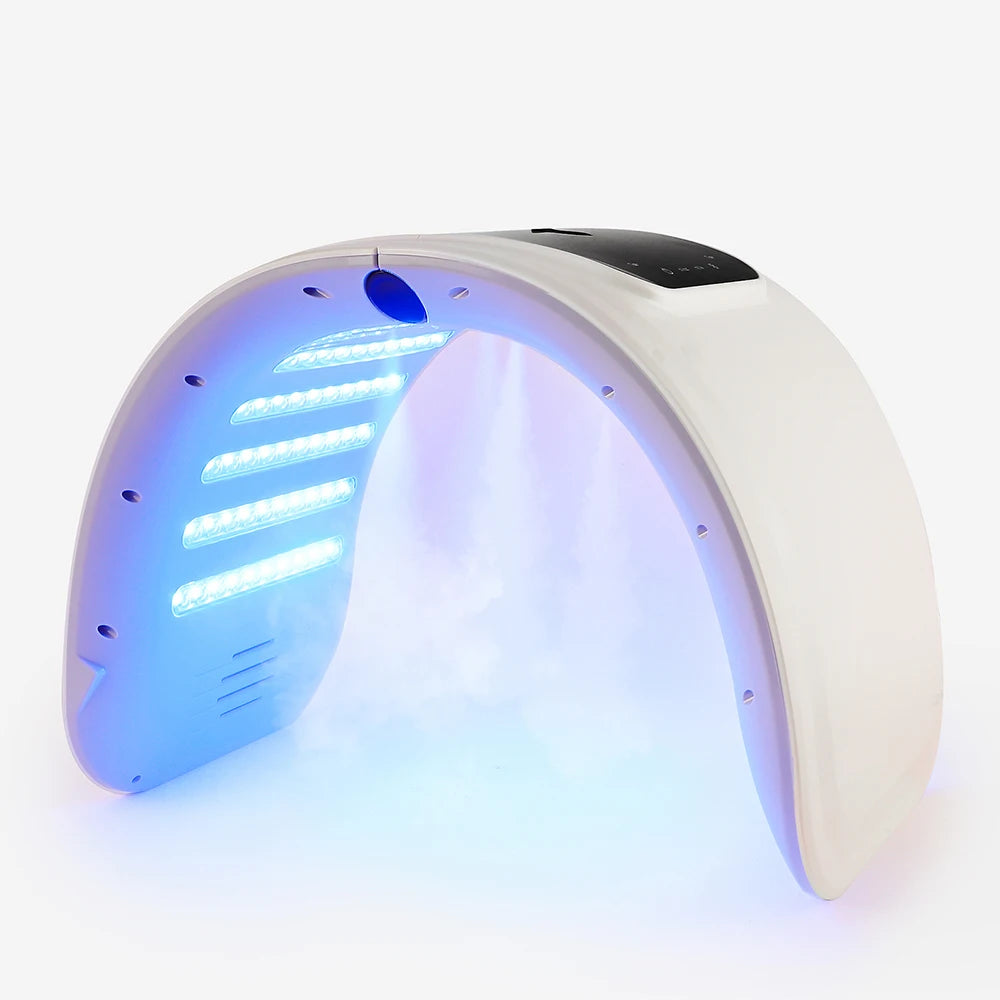 7-in-1 Face & Neck LED Photon Therapy Device with Nano Mist